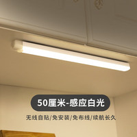 鸿视节能LED灯泡照明长条灯带磁吸光控 50厘米感应 白光