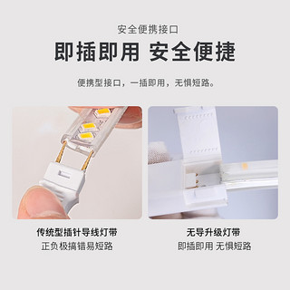 雷士照明 NVC Lighting  Lighting照明 LED灯带小米智能调光装饰客厅家用吊顶220v软灯条无频闪