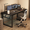 SAMEDREAM 电脑桌电竞桌家用办公桌折叠免安装出租房简易案台书桌