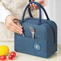BOWONIKE 博沃尼克 饭盒袋带饭保温手提袋学生便当袋饭盒包保温箱加厚铝箔户外保温包