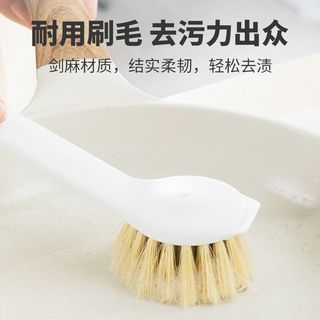 CHAHUA 茶花 厨房锅刷长柄刷洗锅刷厨房家用不伤锅刷子