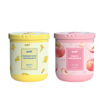 洁宜佳空气清新剂固体香薰190g*2瓶卧室内房间熏香家用厕所除臭