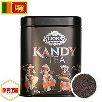 LIONS 狮 斯里兰卡进口 Lions狮王 锡兰红茶100g*1罐