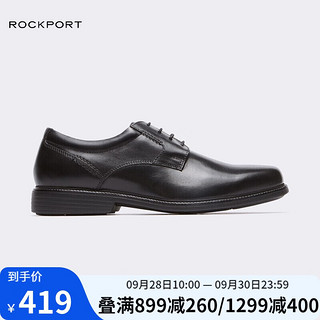 ROCKPORT 乐步 Charles Road系列 男士德比鞋 V80553 黑色 41