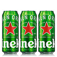移动端、京东百亿补贴：Heineken 喜力 经典啤酒500ml*18听 整箱装