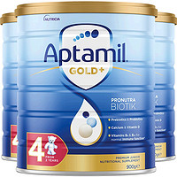 88VIP：Aptamil 爱他美 较大婴儿配方奶粉 4段 900g*3罐装