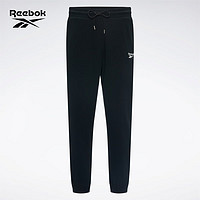 Reebok 锐步 男女同款PANTS运动休闲舒适针织长裤 黑色 S