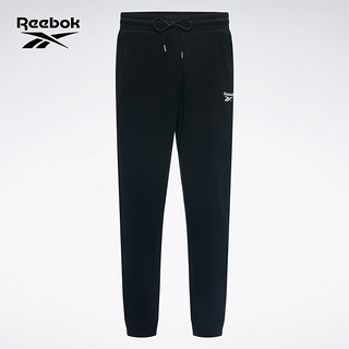 Reebok锐步男女同款PANTS运动休闲舒适针织长裤 黑色 S