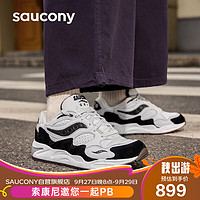 Saucony索康尼GRID SHADOW 2休闲鞋男女经典复古鞋运动鞋灰黑42.5