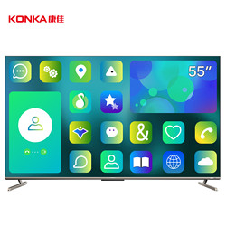 KONKA 康佳 电视 55英寸 满血120Hz Dolby Vision 4K全程 MEMC Pro 智能液晶平板电视55R6