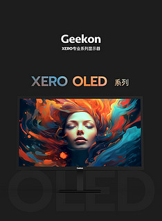 Geekon 32英寸OLED 4K 原生10bit专业设计高色准显示器 X32 Oled