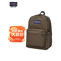 JANSPORT 杰斯伯 双肩包男背书包女休闲学生校园电脑包 4QUE7G3泰奶绿