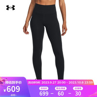 安德玛(UNDERARMOUR)Meridian女子训练运动紧身柔感裤1382522 黑色001 L