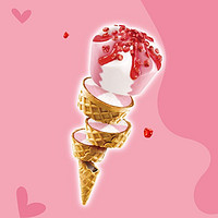Cutebaby 可爱多 和路雪 甜筒非常草莓口味冰淇淋 67g*6支 雪糕 冰激凌