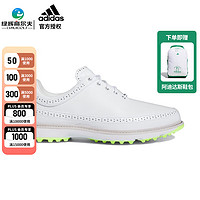 adidas 阿迪达斯 高尔夫球鞋男女同款MC80系列 款运动鞋BOOST鞋 防滑缓震球鞋  ID4748 白/银/荧光绿 36（UK3.5）