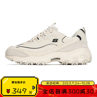 SKECHERS 斯凯奇 女休闲运动厚底增高透气复古休闲百搭老爹鞋 896145/NTBK 896145/NTBK 35