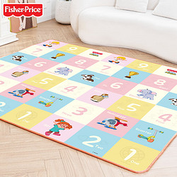 Fisher-Price 费雪 爬行垫EPE双面加厚宝宝爬爬垫家用整张卷筒地垫数字180*150*2CM