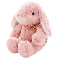 ZAK! 毛绒玩具可爱小兔子玩偶娃娃抱枕睡觉儿童垂耳兔兔公仔中秋节礼物女孩送女友生日礼物爱丽兔粉色47cm