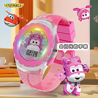超级飞侠 儿童玩具手表电子表日期显示生活防水发光手表儿童节礼物 小爱款