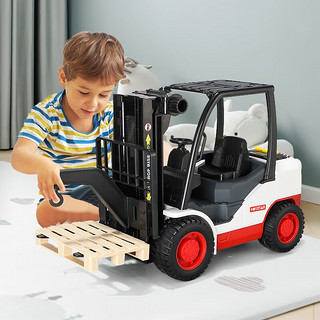 BEIBITONGHUA 贝比童话 美式可升降装卸叉车 玩具汽车搬货车儿童工程车模型男孩生日礼物 叉车