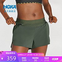 HOKA ONE ONE 女款越野跑短裤SG Trail Short轻量舒适高弹力 百里香 S