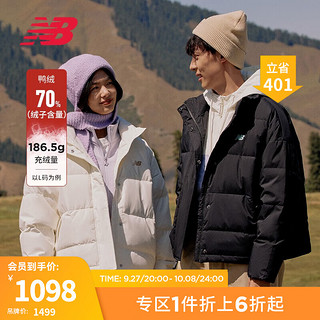 NEW BALANCE NB女款运动休闲时尚舒适轻便保暖鸭绒羽绒服 CIC AWJ33324 XS