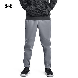 安德玛（UNDERARMOUR）秋冬Unstoppable男子训练运动长裤1379804 灰色035 3XL