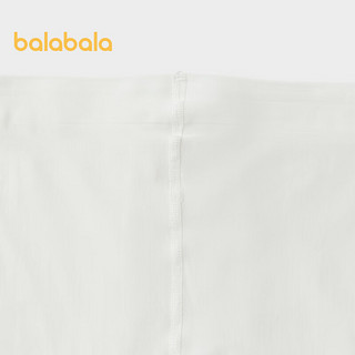 巴拉巴拉儿童连裤袜秋季女童打底袜天鹅绒两条装 白色调00311 100cm