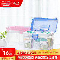 CHAHUA 茶花 医药箱家用收纳盒家庭装儿童小药箱便携医用急救箱医疗箱