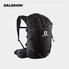 萨洛蒙（Salomon）男女款 户外运动日常攀登滑雪多功能舒适透气双肩背包 MTN 30 黑色 C19147 M/L