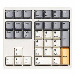 Magicforce 魔蛋 MF34 数字小键盘有线白光 佳达隆茶轴 拼色