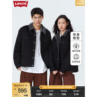 Levi's 李维斯 男女款夹克 16365-0054 黑色 XS