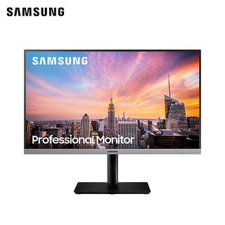 SAMSUNG 三星 S24R650FDC 23.8英寸 IPS 显示器（1920×1080、75Hz、99%sRGB）