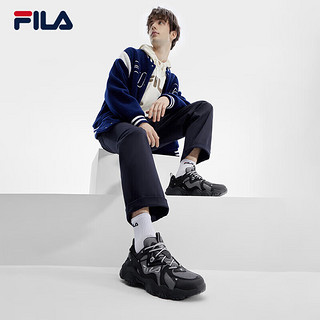 FILA 斐乐男鞋老爹鞋复古运动鞋休闲鞋猫爪鞋4代