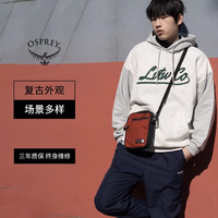 OSPREY 小鹰Heritage Musette 2L经典复刻斜挎包单肩通勤旅行随身包 黑色