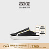范思哲Versace Jeans Couture 男士COURT 88休闲板鞋 黑色印花 44