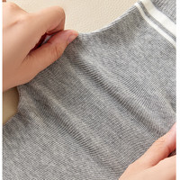 真维斯女款新疆棉袜子女式高筒护膝袜YM 黑色3-201A F