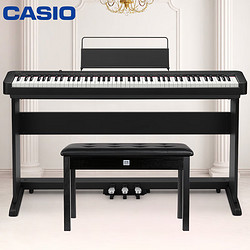 CASIO 卡西欧 电钢琴EP-S130BK 黑色单机+木琴架+礼包