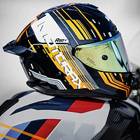摩雷士（MOTORAX）R50S摩托车全盔大尾翼头盔男女四季街车安德森猫机车防雾个性 R50S-元素MC6-[默认透明镜片] XL