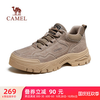 CAMEL 骆驼 男鞋2023秋季新款工装鞋男士运动鞋英伦风复古百搭户外休闲鞋