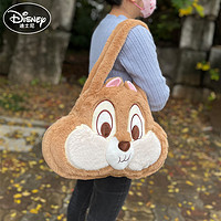 Disney 迪士尼 奇奇鼓腮单肩包可爱卡通通勤男女生大容量潮流包包