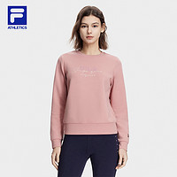 FILA 斐乐 女装百搭圆领运动休闲套头卫衣A11W341205F