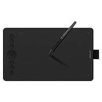 HUION 绘王 H320M数位板可连接手机绘图板写字手写板电脑绘画手绘板石英黑