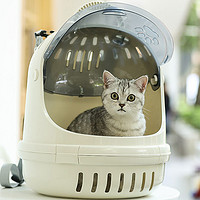 Hoopet 猫包背包太空舱透气宠物外出便携包幼猫包猫咪狗狗博美犬双肩包夏