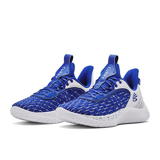 安德玛（UNDERARMOUR）库里Curry Flow 9男女运动篮球鞋3025631 蓝色401 48