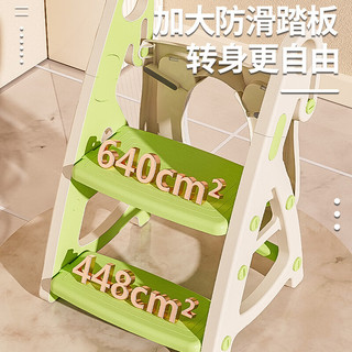 望十月（For Ten Month）儿童坐便器可折叠婴儿如厕辅助马桶架男女宝宝阶梯式扶手梯踩脚凳 灰色多功能 无规格