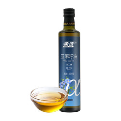 象话亚麻籽油一级冷榨 500ML*2瓶