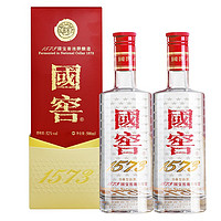 国窖1573 LUZHOU/泸州老窖 国窖1573 浓香型白酒  双支礼盒装52度500ml*2