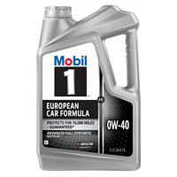 Mobil 美孚 美国原装海外进口 汽机油 全合成机油 0W-40 SN级 4.73L
