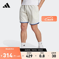 adidas阿迪达斯男装网球运动短裤IJ4921 混纺白 AXS7\